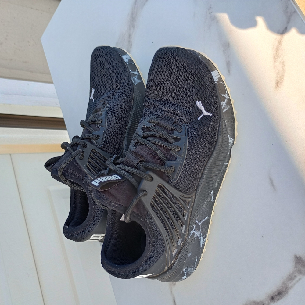 Puma Black Athletic Sneakers - Picture 1 of 6